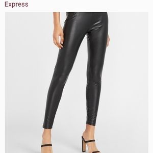 Brand new vegan leather high waisted pants